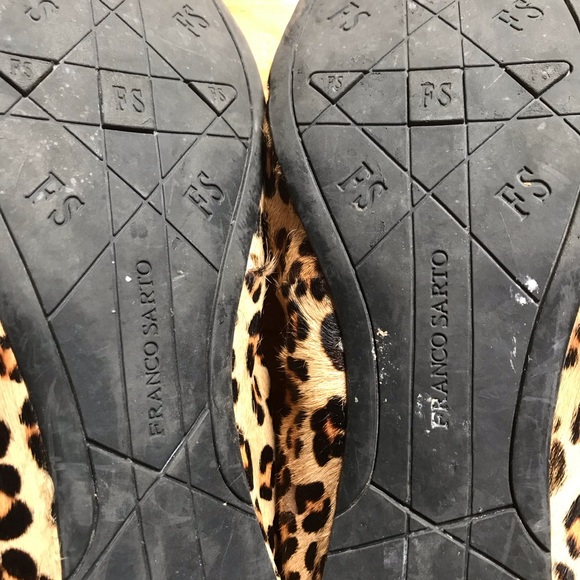 Franco Sarto Animal Hair Buckle Flats, EUC, 6.5M - Picture 9 of 11